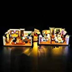 BRIKSMAX LED-belysningskit för LEGO CREATOR The Friends Apartments – kompatibel med Lego 10292 byggstenar modell – inkluderar inte Lego-setet