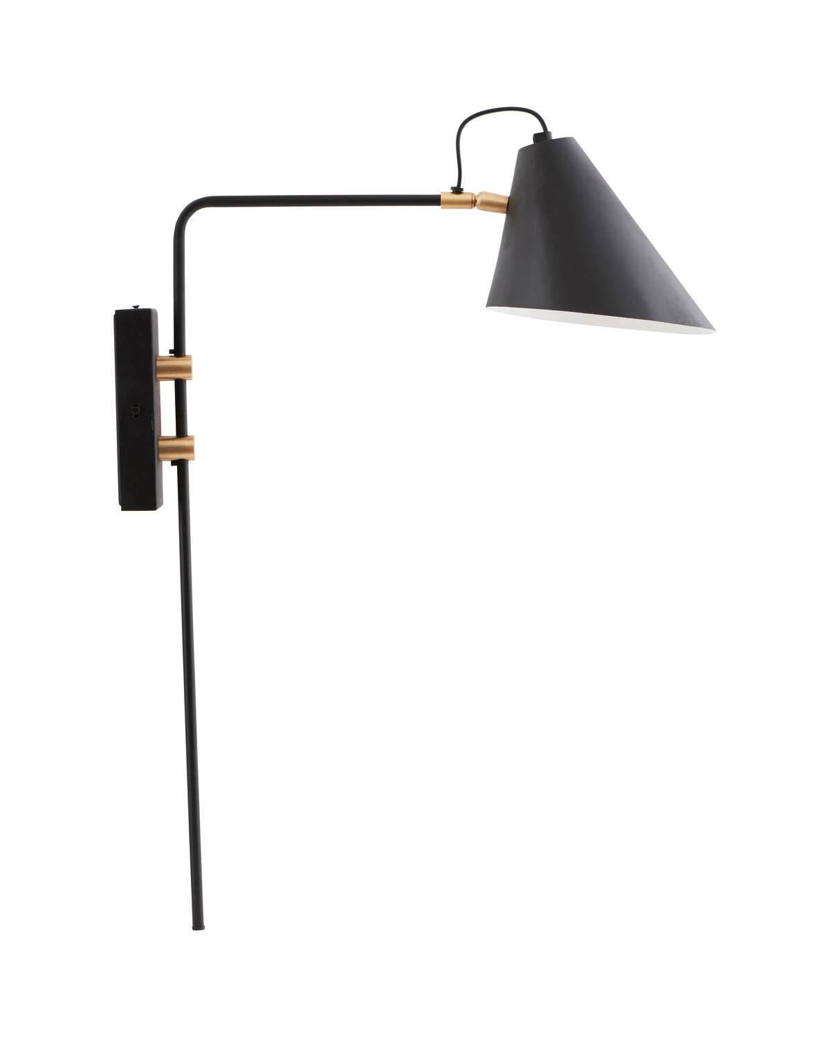 Vägglampa, HDClub, Svart