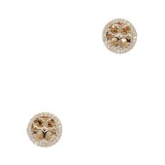 Tory Burch, Accessoarer, Dam, ONE Size, Elegant Guldhalsband med Juvel