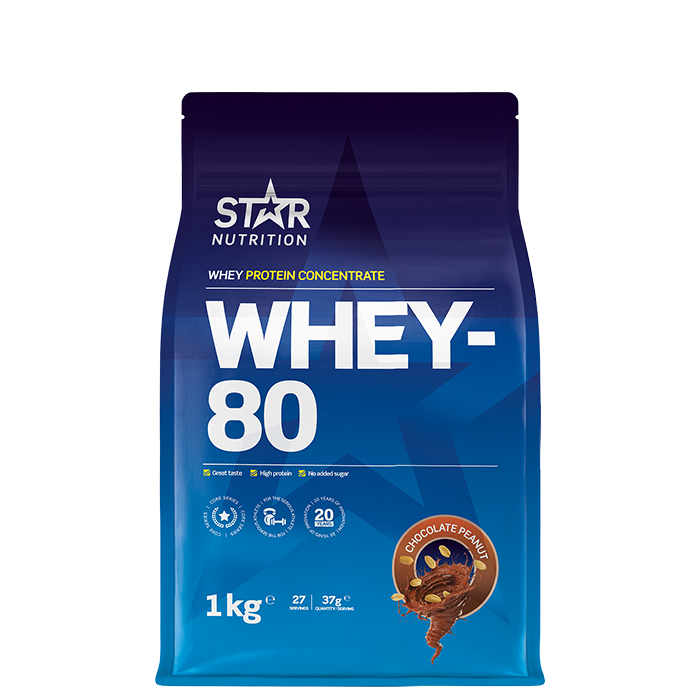 Whey-80, 1 kg, Chocolate Peanut