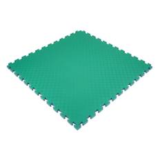 Fitnessgulv - EVA-skum - Grøn/Grå - 1 m2 - 2,2 cm.