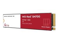 (ComputerSalg) WD Red SN700 WDS400T1R0C - SSD - 4 TB - inbyggd - M.2 2280 - PCIe 3.0 x4 (NVMe)