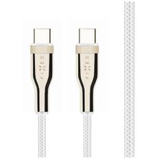 Fixed Kabel METAL Series USB-C/USB-C 0.5m Hvid