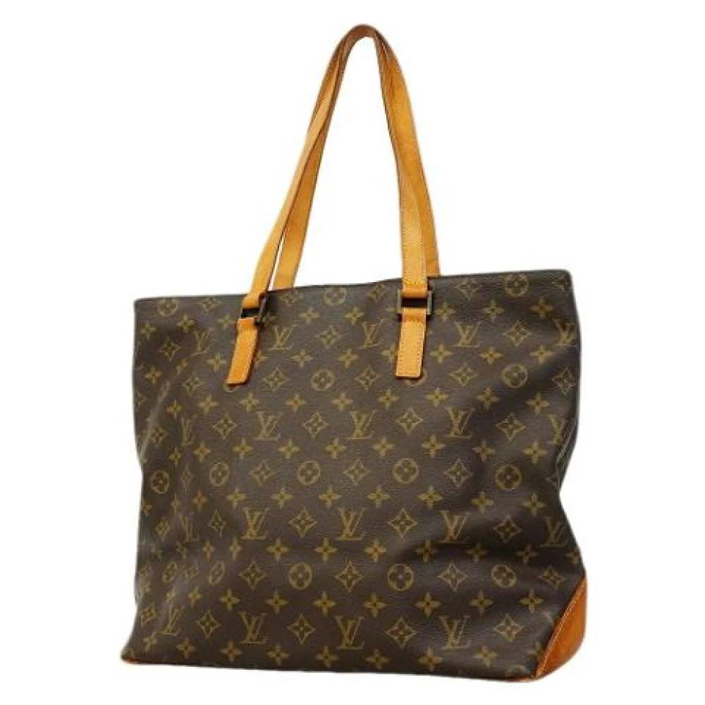 Louis Vuitton Vintage Pre-owned Cabas Mezzo Tote Bag - Vintage - Dame - Brun - ONE SIZE -
