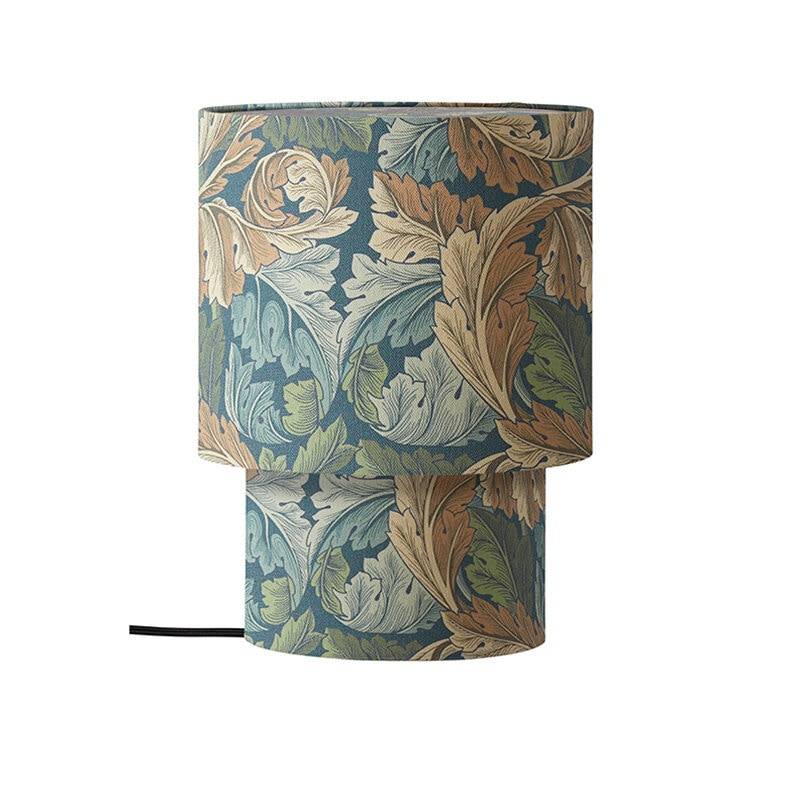 Qvist Studio Qvist Modern Round 32 cm Bordslampa William Morris Acanthus Blue