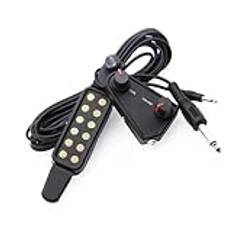 Pickuper För Akustisk Gitarr 12-håls Akustisk Gitarr Ljud Hål Pickup Transducer Med Tonvolymkontroll Ljudkabel Gitarrtillbehör