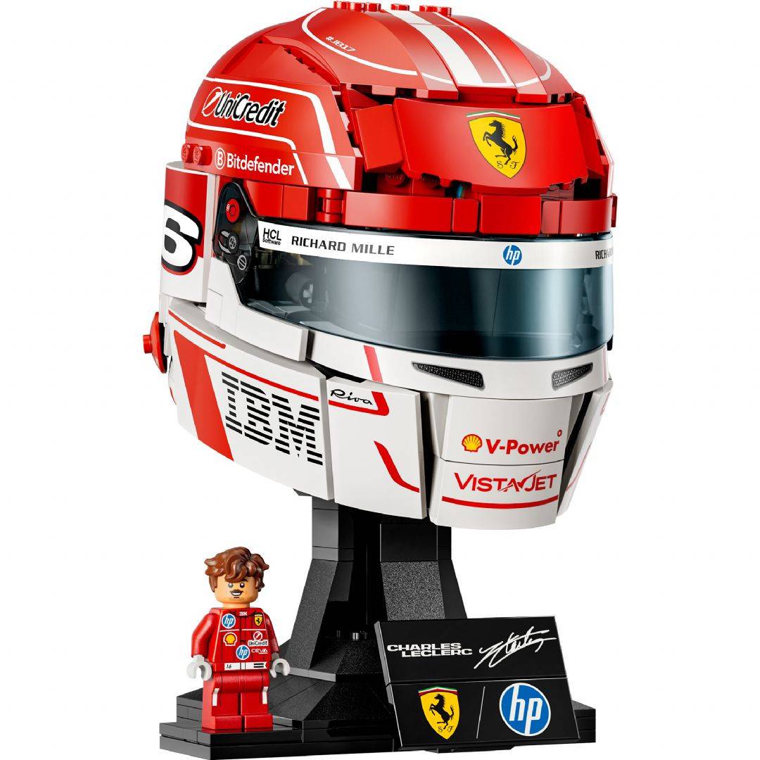 Scuderia FerrariHP Charles Leclerc hjelm LEGO Editions Formula 1 43014