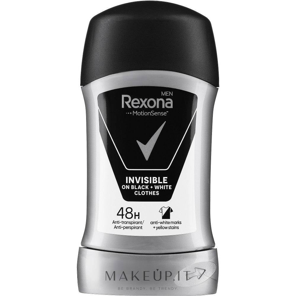 Rexona Osynlig på svart + vit fast antiperspirant 48 H 50 ml