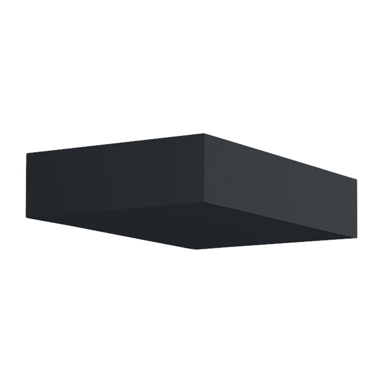 Wever & Ducré Lighting LED udendørs væglampe Palos 3.0, dæmpbar, Sort, Aluminium, Moderne,