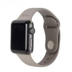 Holdit - Taupe Silikone Rem til Apple Watch Ultra/45/44 & 42mm