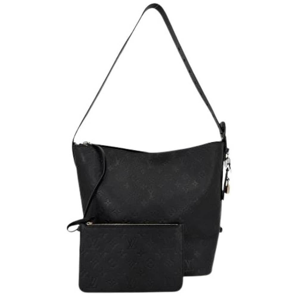 Louis Vuitton Vintage Pre-owned Monogram Empreinte Skuldertaske - Vintage - Dame - Sort - ONE SIZE - Uld