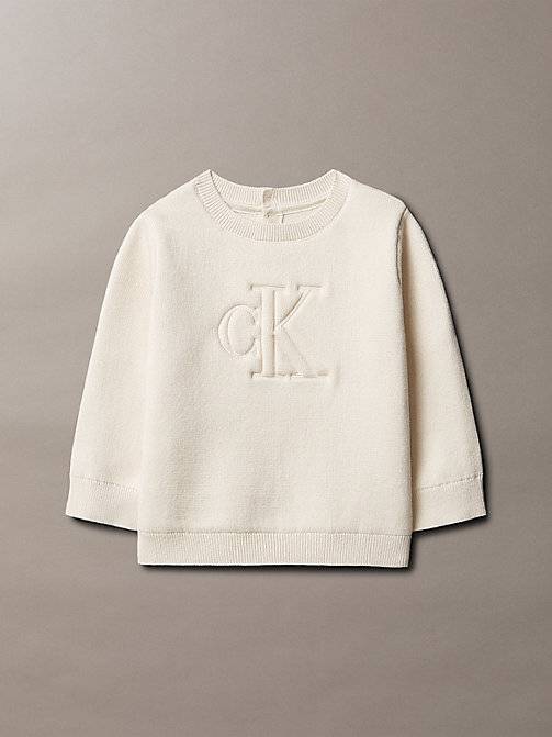 Newborn Logo Jumper - Beige - 98 (30M)