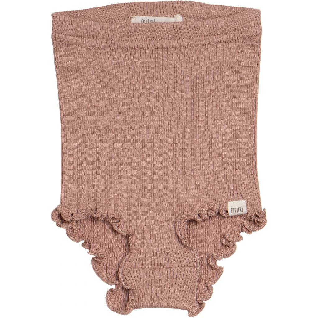 Babla - silk bloomers with ruffles - Dahlia - 1-6 months