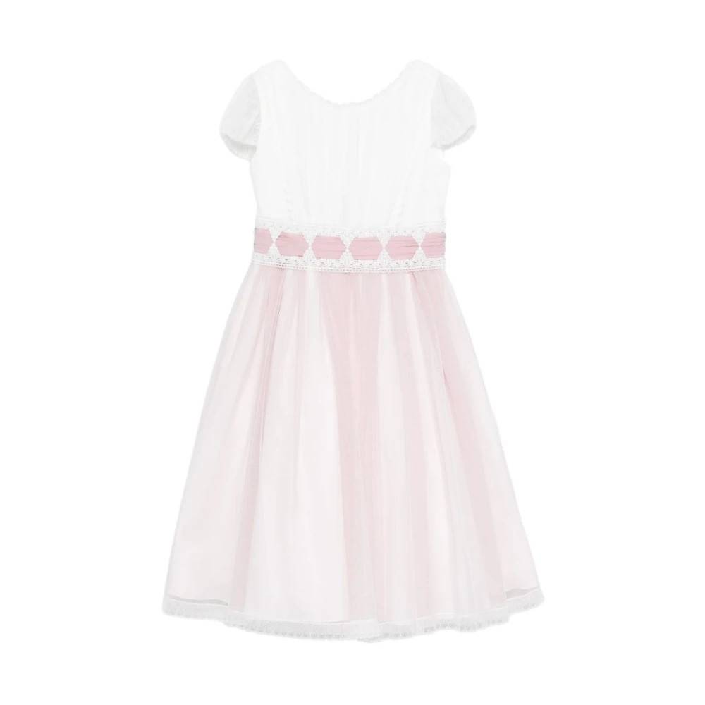 Amaya Amsterdam Bow Dress - Kids - Dame - Lyserød - 140 CM - Bomuld