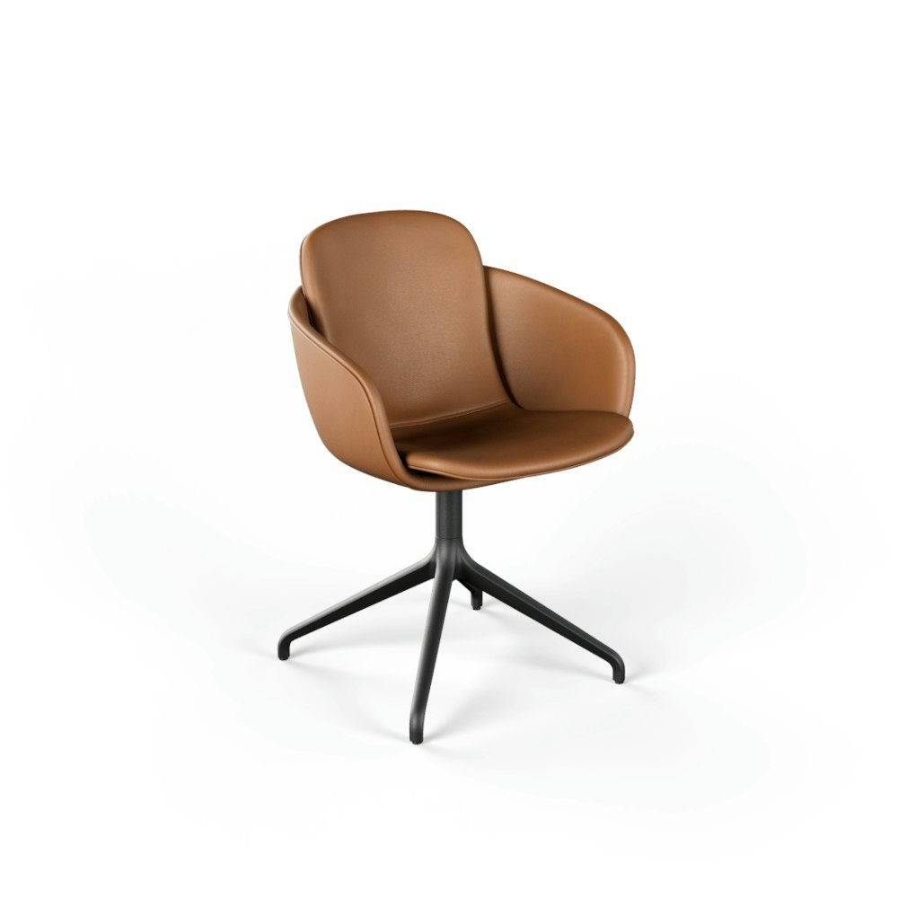 SACKit Chair no. One S2 Black Swivel Matbordsstol Terra Safari