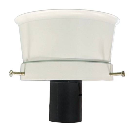 Plafondfäste 10cm Matt Vit
