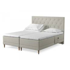 Dunlopillo Pure Box elevationsseng 180x200 cm. med Cool Wave naturlatex topmadrasser