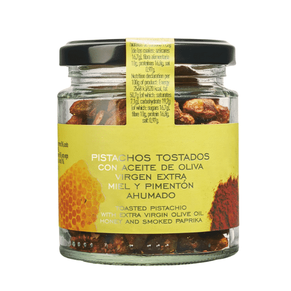 Pistacienødder m/honning og røget paprika - 110 g