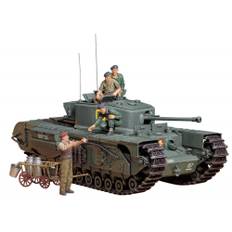 Tamiya 135 Military Miniature Series No.210 British Army Infantry Tank Churchill Mk.VII Plastic Model 35210