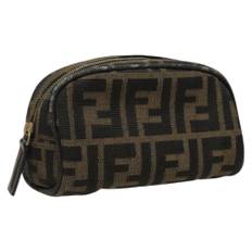 Fendi Vintage Pouch Stl. - Necessär Från Magasin - Black (W 15cm x H 8cm x D 7cm)