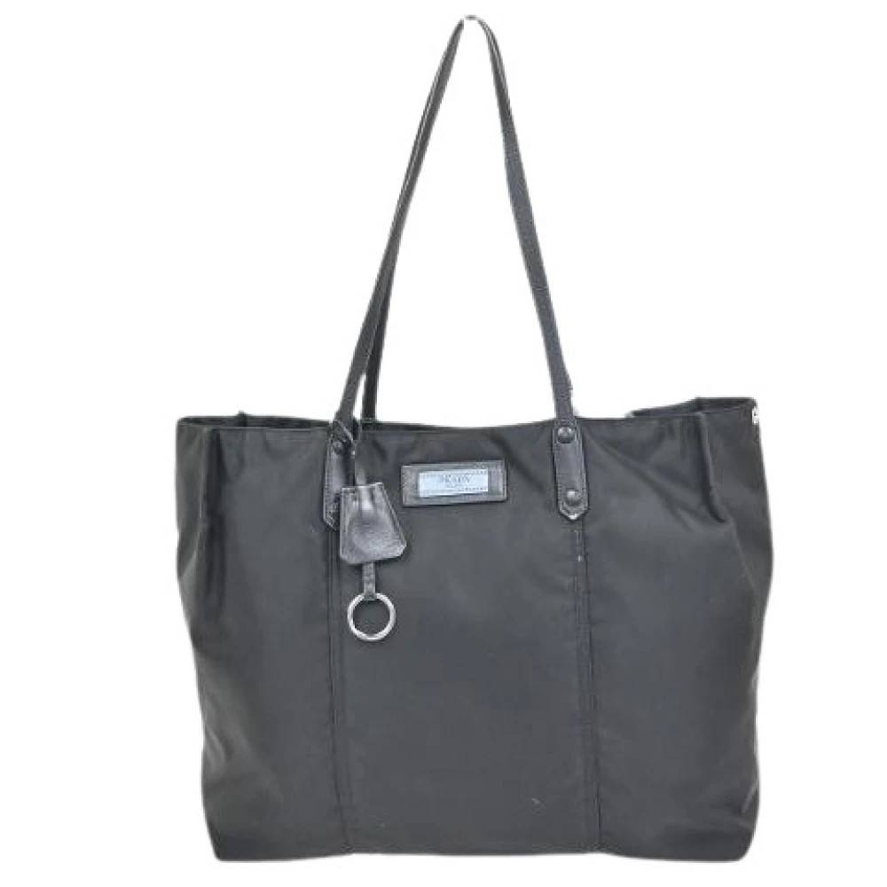 Prada Vintage Pre-owned Etiquette tote - Vintage - Dame - Sort - ONE SIZE - Nylon
