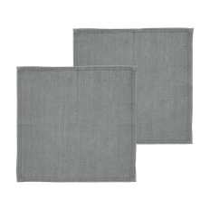 Södahl organic Spectrum Karklud 2 stk. - Stone Grey - 30x30cm