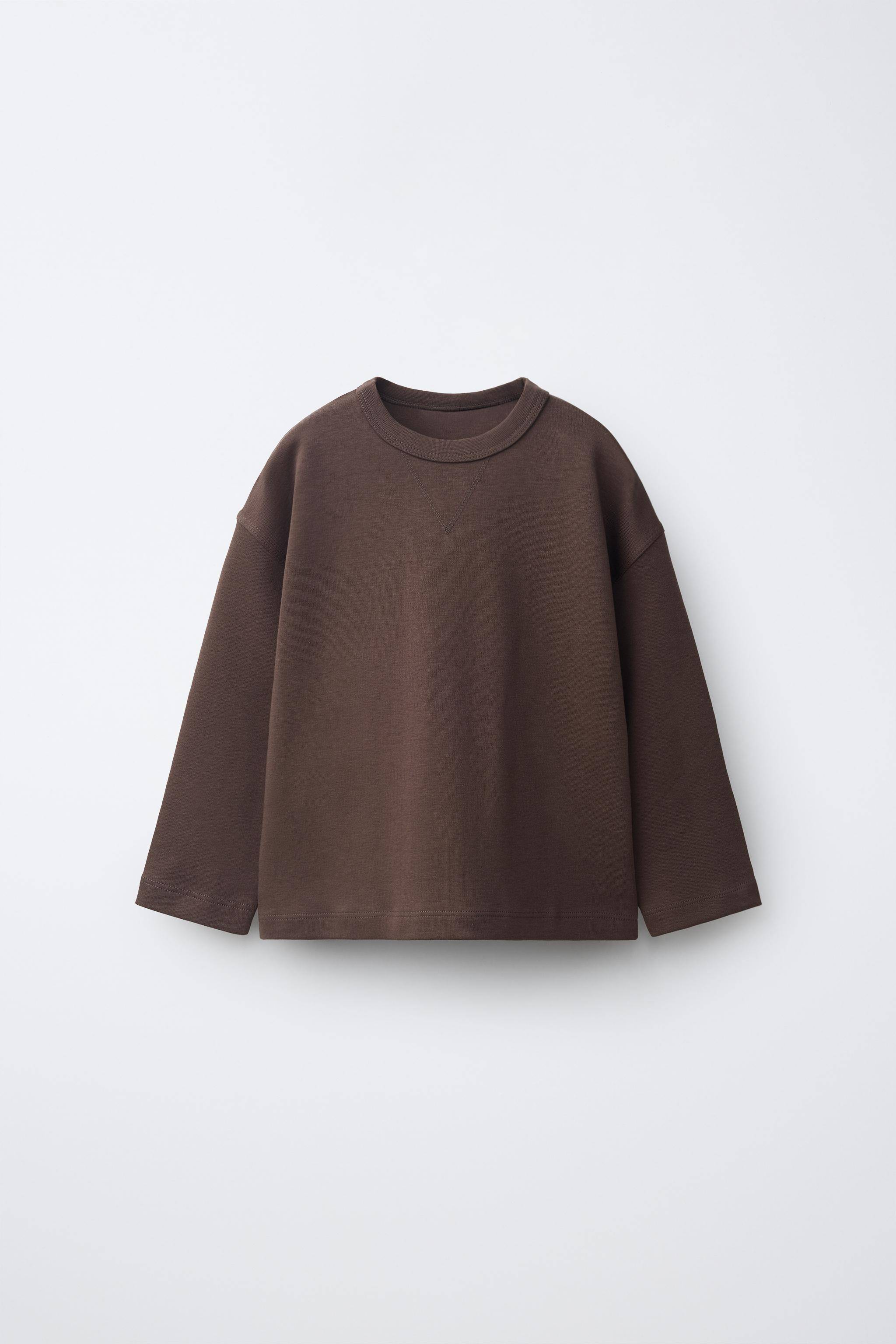ENSFARVET INTERLOCK-T-SHIRT