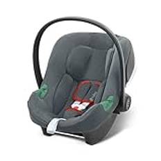 CYBEX Babyskydd Aton B2 i-Size, Lämplig från födseln till ca 24 månader, Max 13 kg, Spädbarnsinlägg ingår, Kompatibel med SensorSafe, Steel Grey