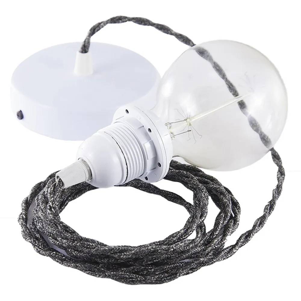 Creative Cables Tn03 50 Cm Hængende Lampe Pendel Til Lampeskærm
