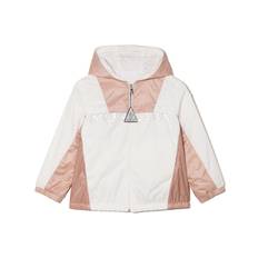 Moncler Enfant - regnrock med huva - barn - bomull/polyamid - 6-9 mths - Vit