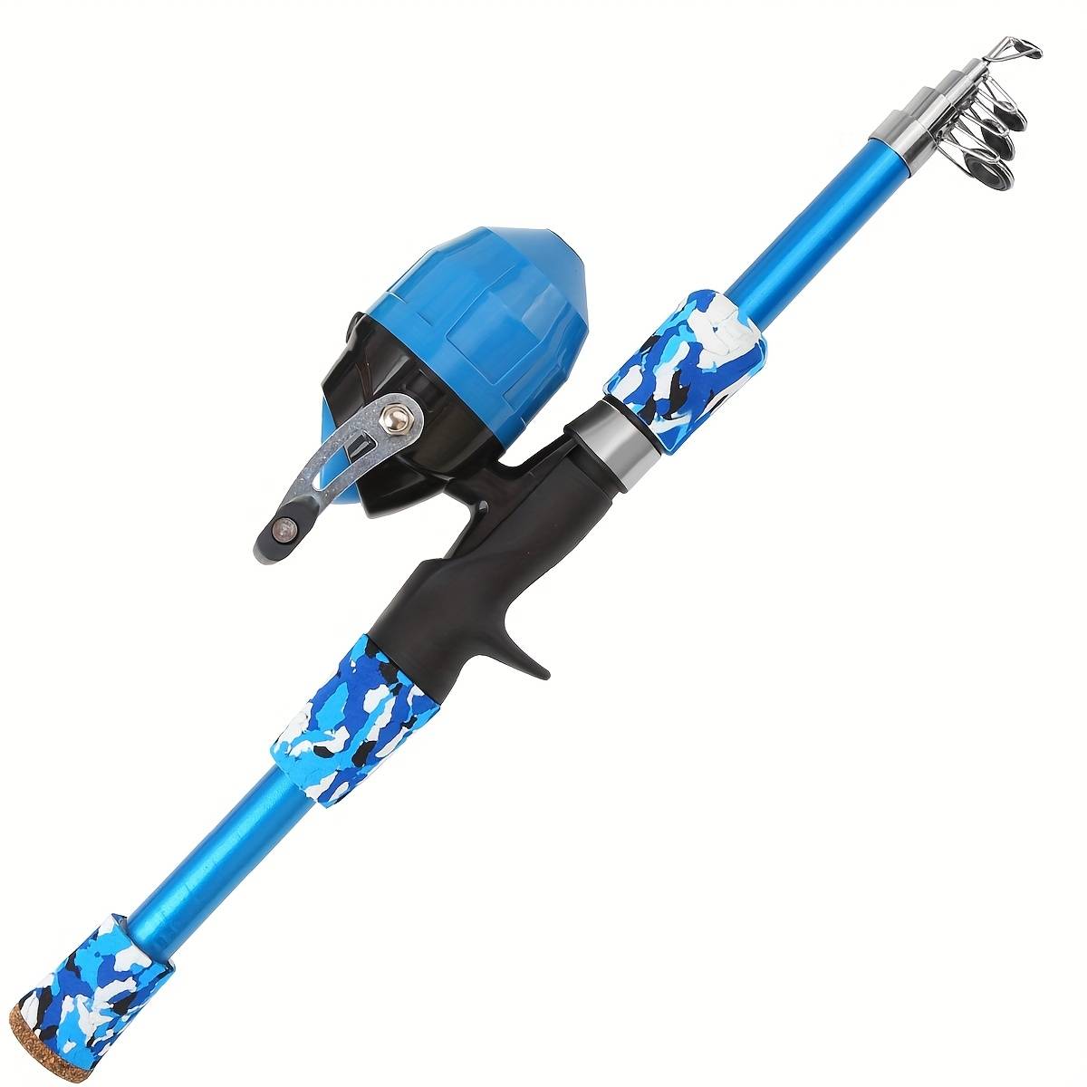 Telescopic Fishing Rod And Reel Combo - 1.5m Portable -one Fishing Pole With Closed Reel, Options For Freshwater And Saltwater