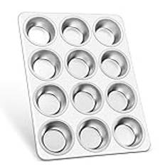 HaWare rostfritt stål muffinsform för 12 muffins