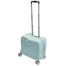 Children’s Ride-On Suitcase, Kid's Hand Luggage, Hardside Ride On Kids Luggage W/ 4 Spinner Wheels, Kids Suitcase With Wheels Ride On, Carry On, Sit On Hand Luggage Beautiful Present For Kids Aged 3+
