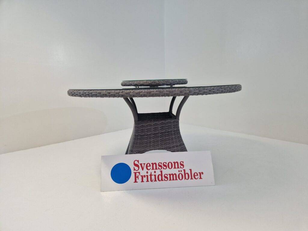 PETRA Bord 135cm inkl snurrskiva Antracit