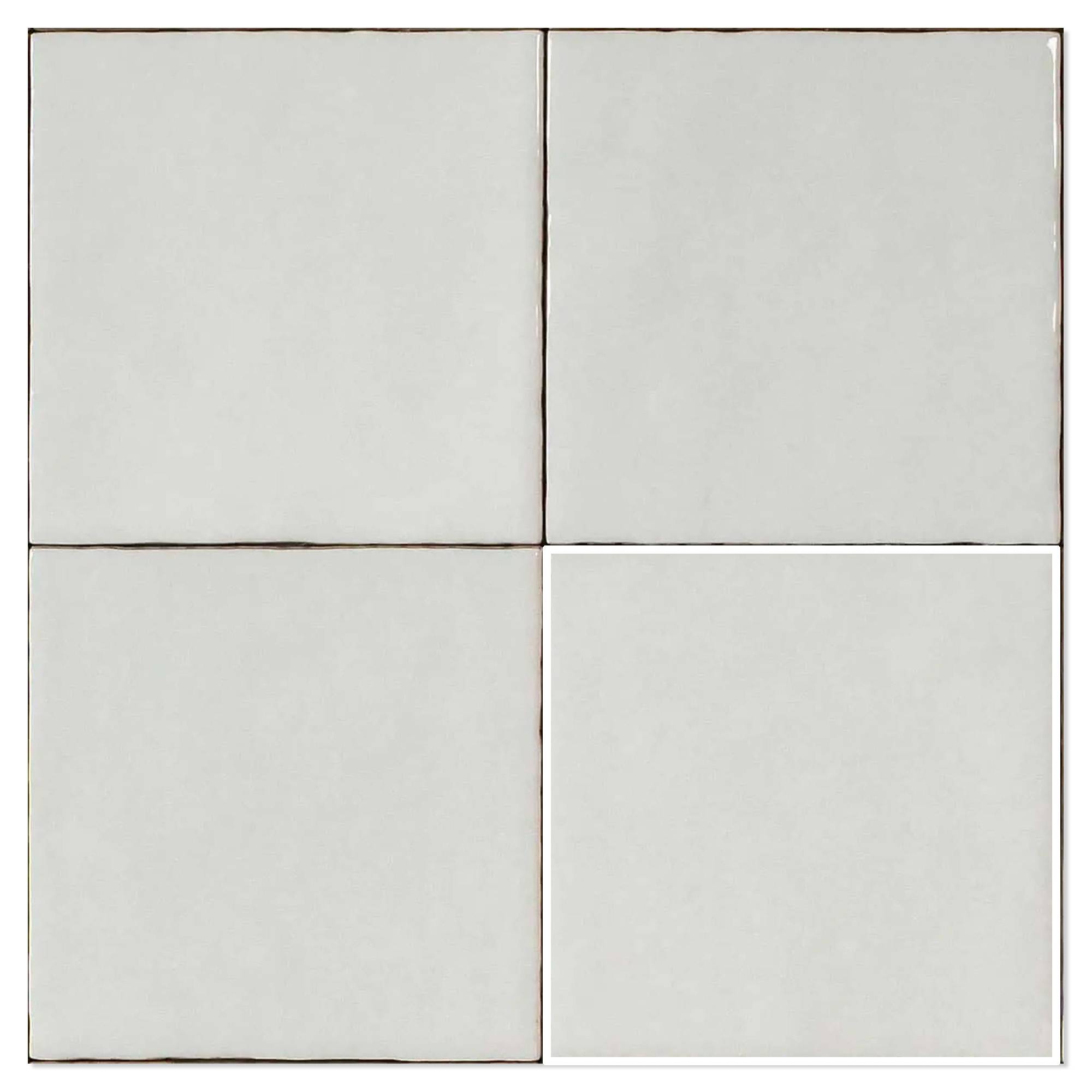 Estudio Kakel Zellij Artic Blank 12.5x12.5 cm