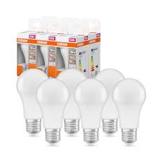 OSRAM LED Lampe mit E27 Sockel, Tageslicht (6500K), klassiche Birnenform, 8.5W, Ersatz für 60W-Glühbirne, matt, LED Retrofit CLASSIC A , 6er-Pack