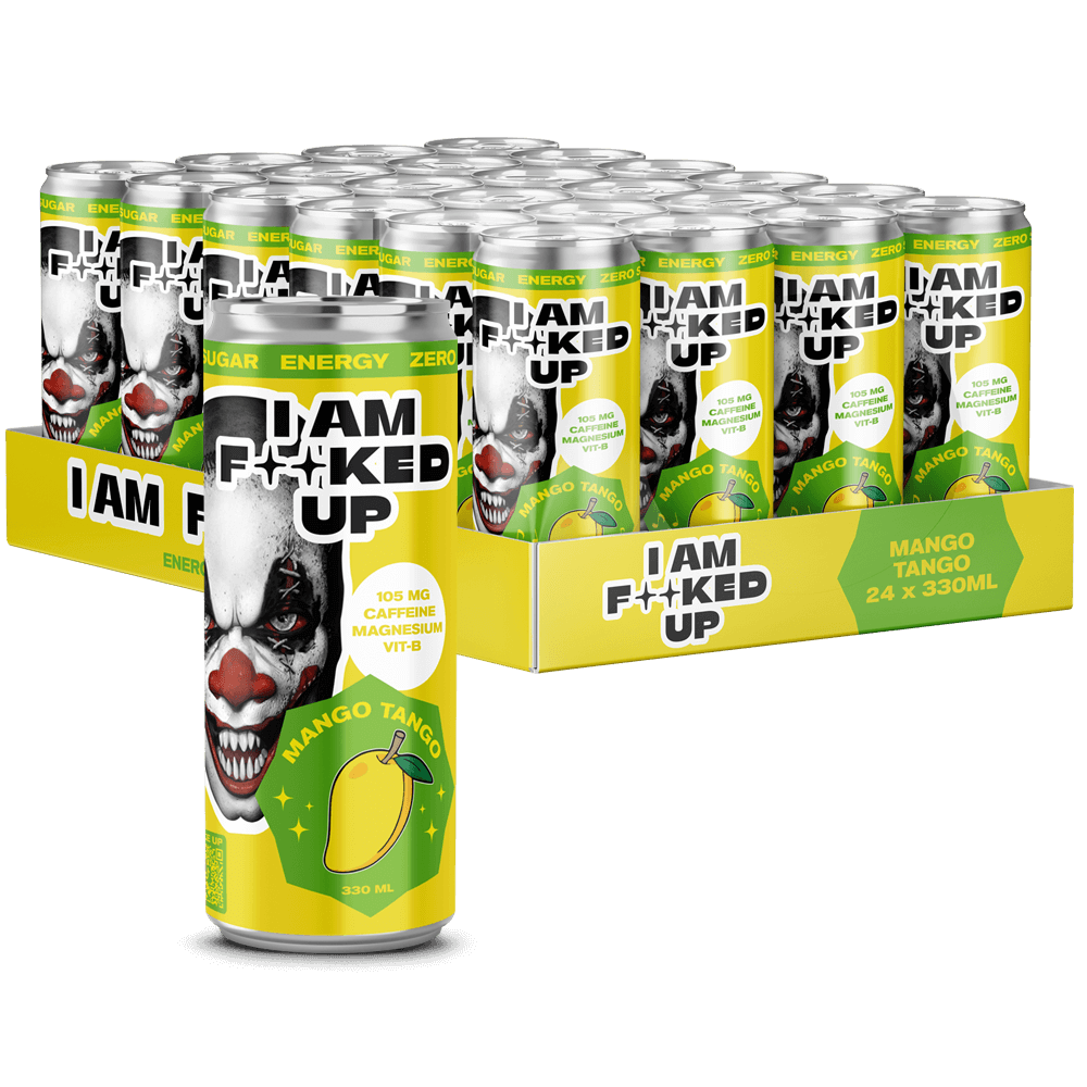 Swedish Supplements I Am Fucked Up Mango Tango - 24x330ml. - Energidryck