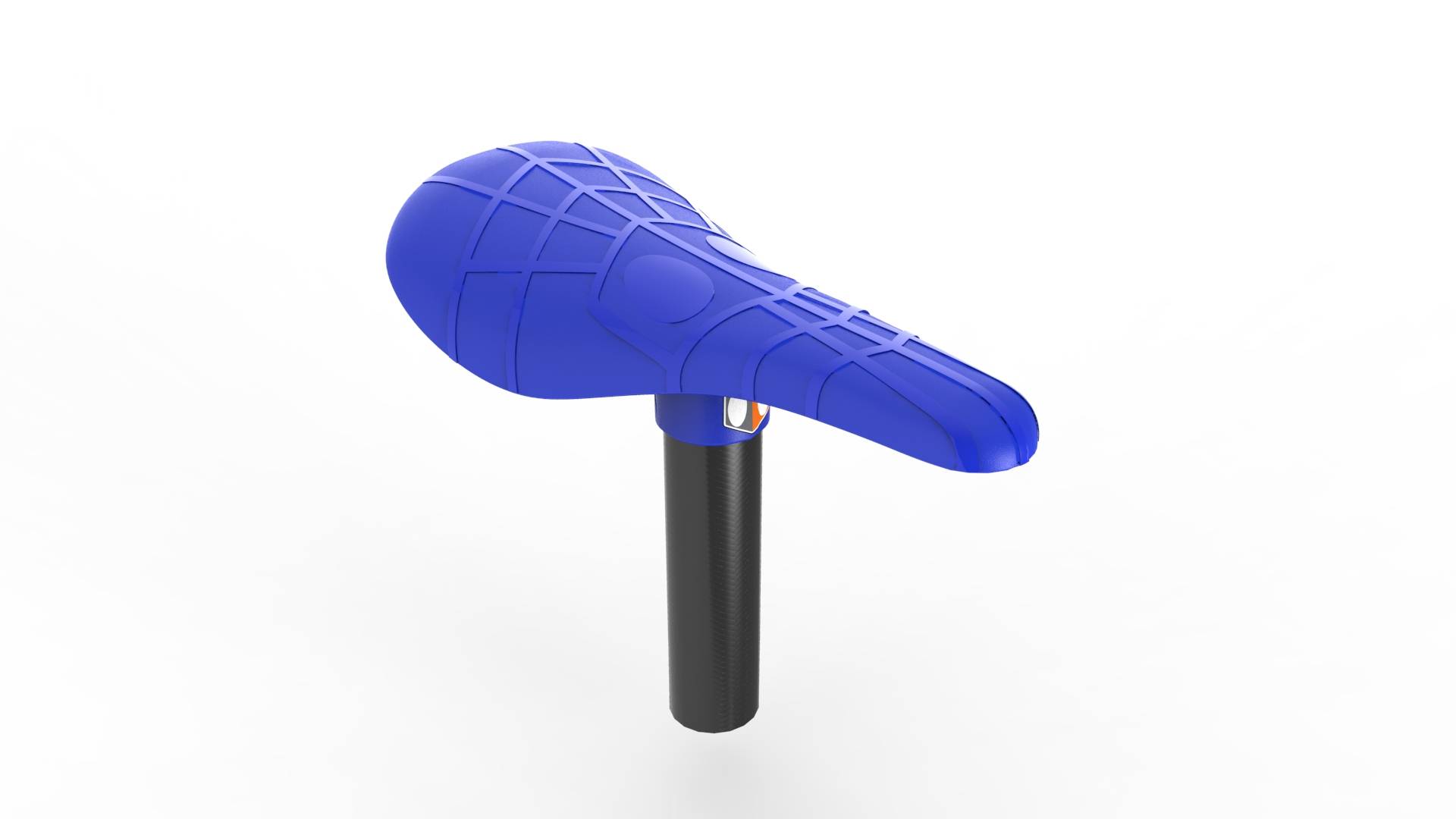 BOX Echelon saddle large 27.2 carbon post blue