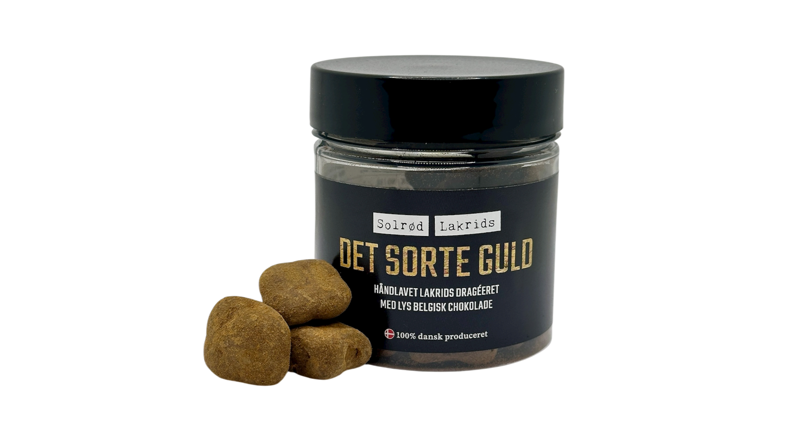 Solrød Lakrids Det Sorte Guld 80g