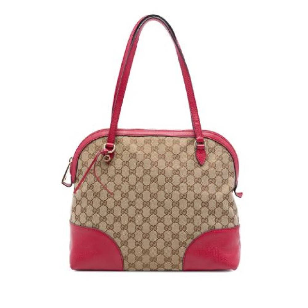 Gucci Vintage Pre-owned Vintage Skuldertaske - Vintage - Dame - Beige - ONE SIZE - Uld