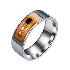 Nfc-tag smart ring - bærbare smarte ringe - finger digital ring til Android-telefon (gennemsigtig #11)
