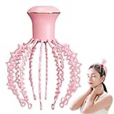 Massageverktyg för hårbotten, huvudmassager för hårbotten,6 lägen Fingrar Head Massager - Uppladdningsbart batteri 500 MAh elektrisk tyst hårmassageklo sladdlös, allround Rasoli