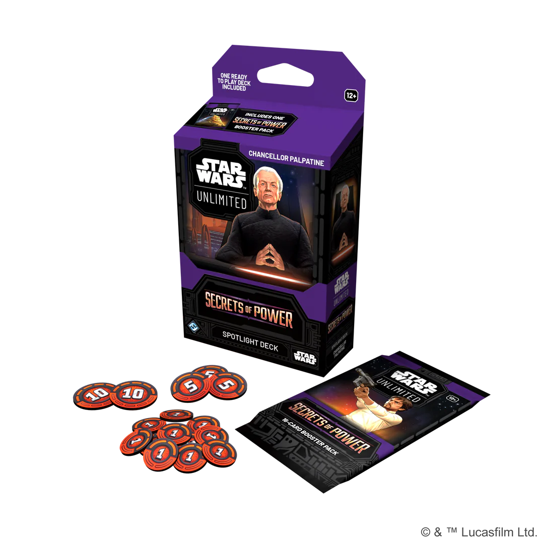 Star Wars: Unlimited - Secrets of Power Spotlight Deck Chancellor Palpatine