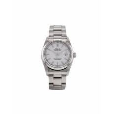 Rolex - Pre-owned Datejust 36 mm klocka från 1999 - herr - safirglas/rostfritt stål - one size - Vit