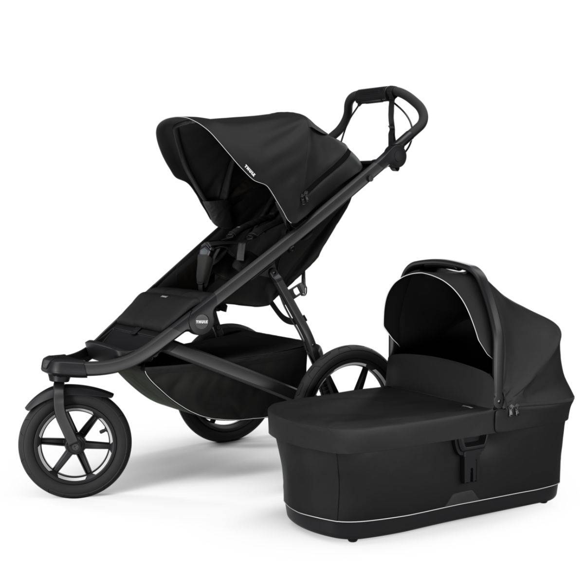 Thule Urban Glide 3 Combi Stroller 2026 - Black - Magnetic Buckle