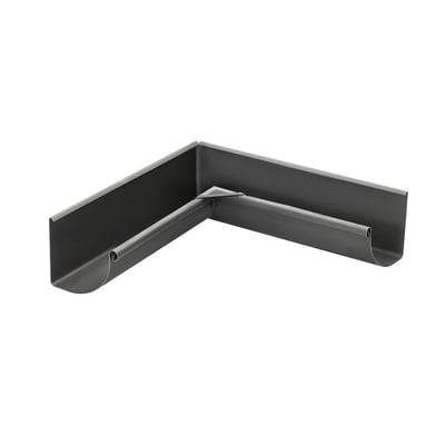 VMZINC Tagrende, 12 tommer, 333 mm, 90 grader, zink