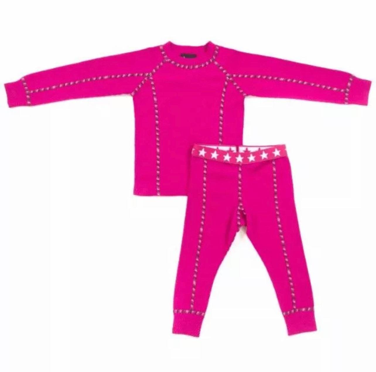 Hulabalu Stars Skiundertøj Børn - Candy - Candy / 92 cm / 2 år