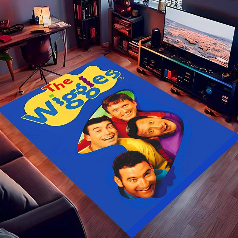 The Wiggles Printed Absorbent Washable Carpet, Non-Slip Bathroom Mats, Kitchen Rugs, Yoga Mat,Living Room Entrance, Camping Picnic Rugs