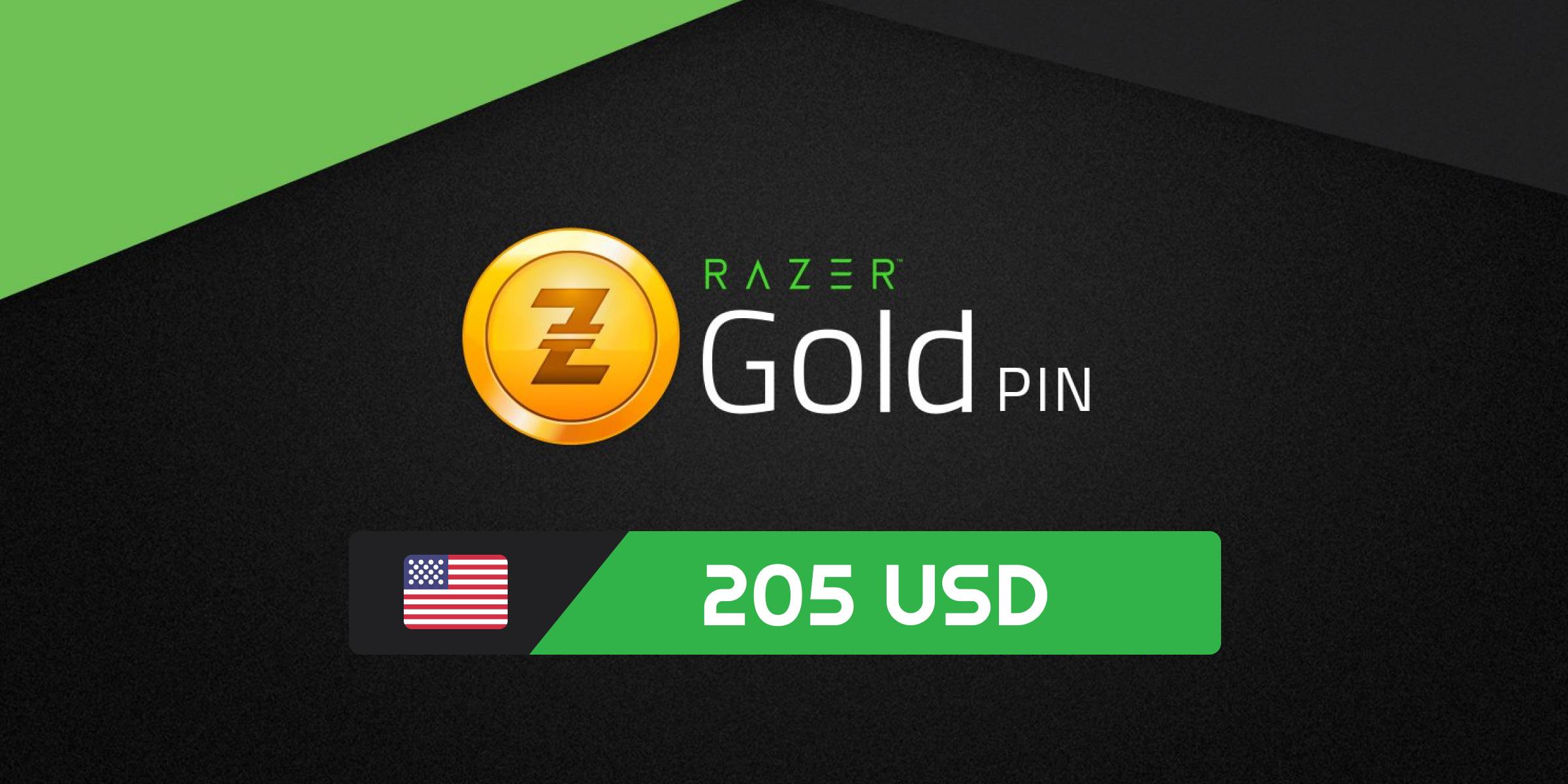 Razer Gold 205 USD - Standard