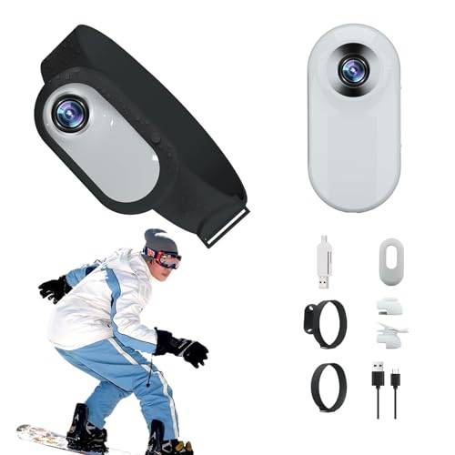 Cat Camera Collar, Dog Tracker Collar Camera,Kameror och bildskärmar med 170° vidvinkelobjektiv - Stabil minikroppskamera med videoinspelningar Multifunktionell för bilhunds hemsäkerhetskamera Meindin